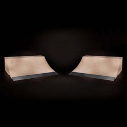 (TWO) 2' x 6' Quarter Pipe Skateboard Ramps by Keen Ramps